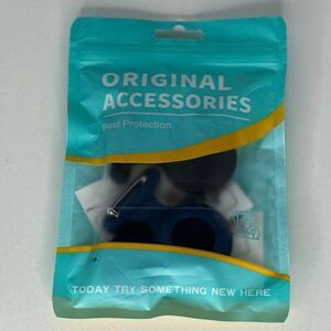 Airtag holders Waterproof Set of 2 Black and Blue